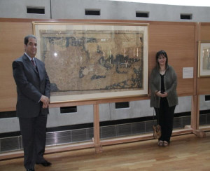 Library of Alexandria Donation of the al-Idrissi world map